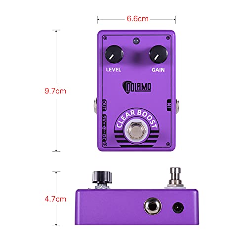 SHUIYUE D-6 Clear Boost Pédale D’effet Guitare Violet Pédale De Guitare Boost Effets True Bypass pour Guitare électrique… - Les Beatles, Paul McCartney, John Lennon, RIngo Starr, George Harrison SHUIYUE D-6 Clear Boost Pédale D'effet Guitare Violet Pédale De Guitare Boost Effets True Bypass pour Guitare électrique… – Image 4