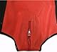 MFMYEE SM Bondage Höschen -Latex Damen Slips Schritt Reißverschluss Gespleißte Farbe Shorts Club Wear Gummihose (M)