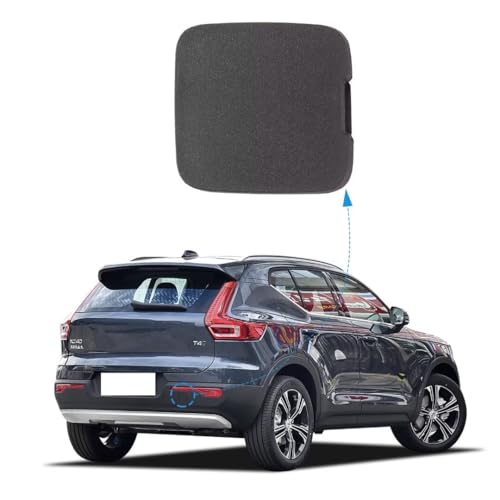 CZShiYue Car Rear Bumper Tow Hook Cover Cap Towing Eye for Volvo XC40 2018 2019 2020 2021 2022 Trailer Cover Cap (Matte Black, Right Passenger Side) 31449335