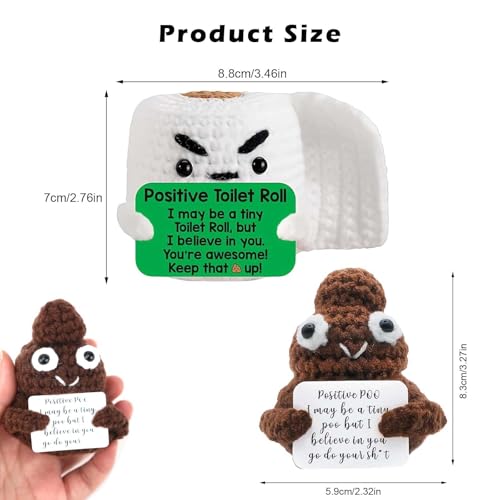 Image of 2 PCS Crochet Toys, Mini Penguin Doll and Crochet Flower Set, Soft Toys Plush Toys for Baby Girls, Office Desk Decor, Unique Crochet Gifts for Adults and Kids, Made of PP Cotton