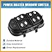 Partuto 2M5T14A132DB Car Master Power Window Switch Replacement for Ford Focus 1998 1999 2000 2001 2002 2003 2004 2005 Replacement