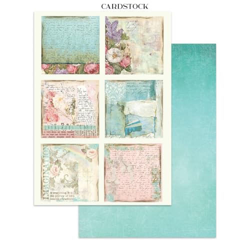 Stickers et papiers découpés Wonderland Stamperia pour scrapbooking - 5