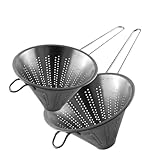 Photo Gallery fackelmann set 2 colini a rete fina conici, filtro da cucina professionale per brodi, salse, zuppe, spremute e creme - colino cinese da 16 cm e 20 cm in acciaio inox - lavabili in lavastoviglie Photo Gallery fackelmann set 2 colini a rete fina conici, filtro da cucina professionale per brodi, salse, zuppe, spremute e creme - colino cinese da 16 cm e 20 cm in acciaio inox - lavabili in lavastoviglie
