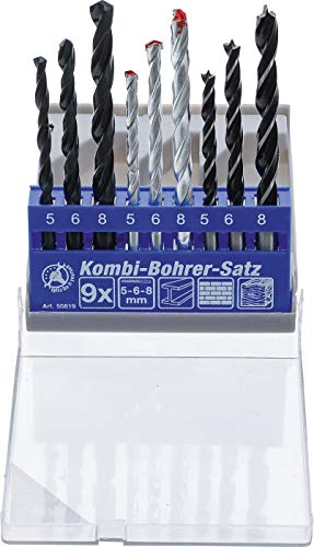 Bgs Do It Yourself 50819 | Set Di Punte Combinate | 5-8 Mm | 9 Pezzi