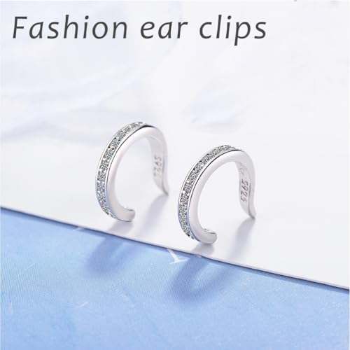 Fixura Ear Clips with Box, Ears Corrector Cuff, Alloy Non Pierced Clip on Cartilage Earring Adjustable Fake Earrings for Women Man4