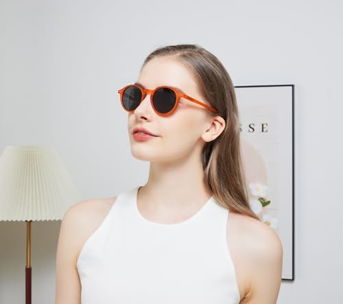 Polarized Round Sunglasses, Retro Classic Stylish Sunglasses for Men and Women Multi-Color Selection2