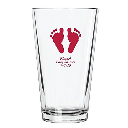 Vaso pintado personalizado color rojo 144 unidades