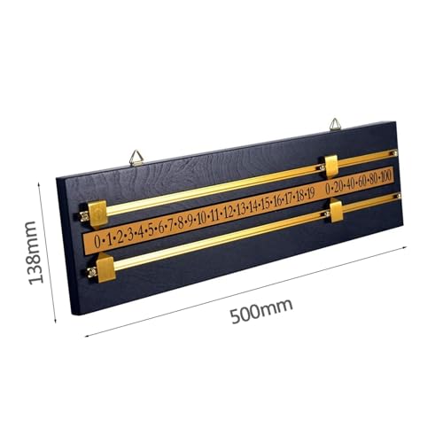 Marcador de billar de madera para pared miniatura 5