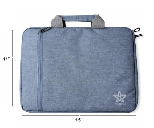 Image of Slim Fit 15.6 Inch Laptop Sleeve, Laptop Case with Handle & Pocket | Universal Compatible for Dell, HP, Lenovo, Asus, MacBook | Office /College Laptop Bag | Shock Absorber (Grey)