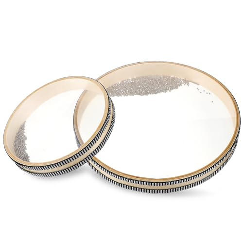 WHAMVOX 2 pièces Tambour Océanique Billes Acier Instruments de Percussion Marins pour Garçon Fille et Adultes Surface Lisse Résistante Ambiance Relaxante