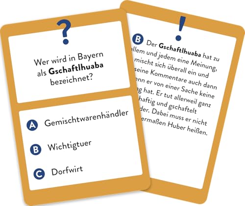 Schleich di! Das Schimpfwort-Quiz: 50 sakrisch guade Flüche aus ganz Bayern | Das perfekte Partyspiel für Fans des weiß-blauen Lebensgefühls | Ratequiz im Spielkartenformat