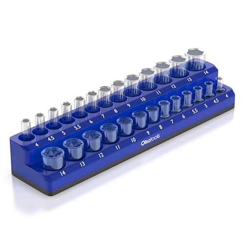 Olsa Tools Magnetic Socket Holder | 1/4-inch Drive | Metric |...