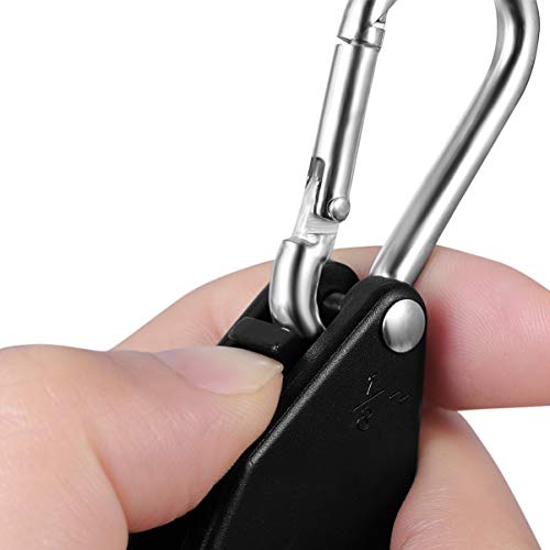 Cabides de luz de cultivo ULTECHVO de 1/8 polegada, resistente e ajustável, cabide de corda para ilu