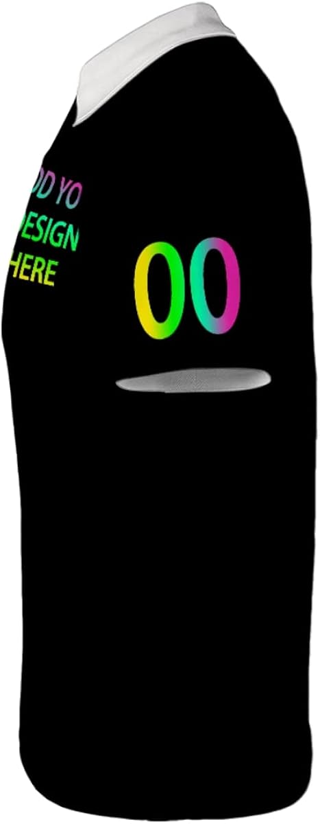 Miniatura 4 de Camisa polo personalizada para hombre, camisas de golf personalizadas, diseña tu propio logotipo de impresión personalizado, texto, foto, logotipo,