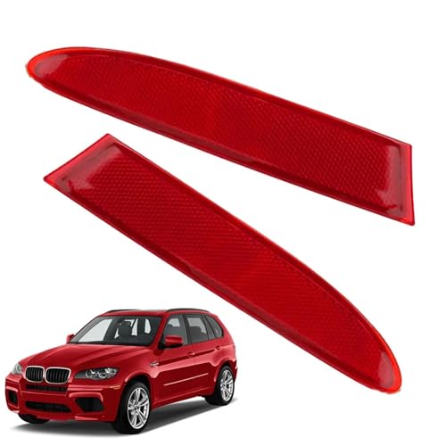 MMLLAOSW Rear Bumper Reflector Set Replace 63147217315 63147217316 Tail Reflector Brake Lamp Compatible With X3 2011-2017