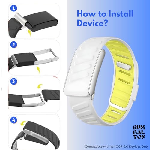 Image of Premium Sports Strap for Whoop 5.0 - One & Peak 2025 Released Band Replacement Strap Accessory | Ultra Soft Felt | Sweat Resistant, Silicone Band for Fitness, Workouts (Device Not Included)