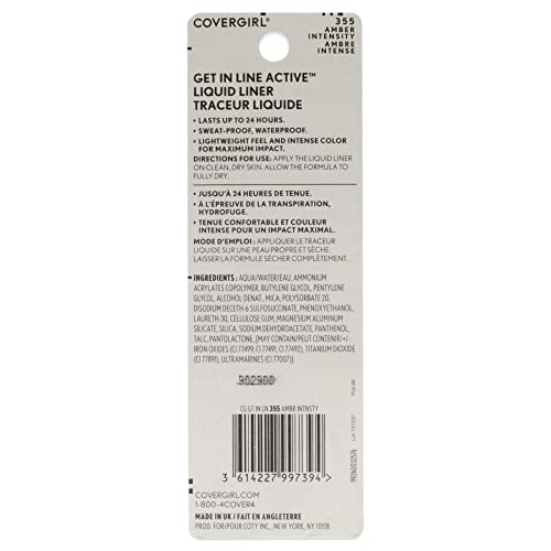 COVERGIRL Get In Line Active Eyeliner 0.36 Onza miniatura 2