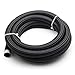 Autoutfit 16AN Hose Fuel line, Nylon Braided CPE Rubber Oil Cooling Line(Not for E85), 5 Feet