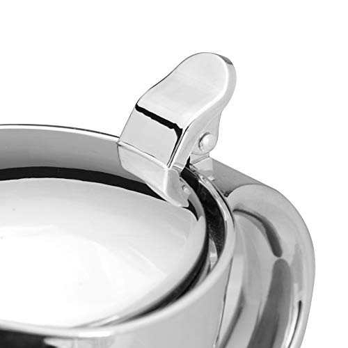 Stainless Steel Gravy Boat - 500ml | Insulated Custard & Cream Server | Thermal Gravy Jug | Milk Jug With Lid | M&W - Image 6