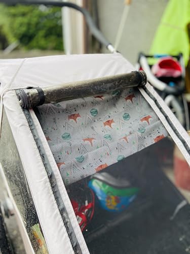 Sonnesegel Croozer Kid 2- handgemacht in Deutschland (Fuchs)