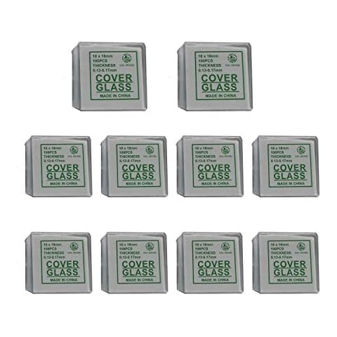 1000 Glass Cover Slips for Microscopy Cover