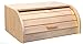 ARBUTUS Panera de Madera con Tapa – Contenedor para Pan Fabricado en Madera Natural – 15,5 x 35,2 x 24,5 cm.