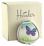 Designer Pill Box by Houder - Decorative Pill Case with Gift Box - Carry Your Meds in Style (Butterfly)