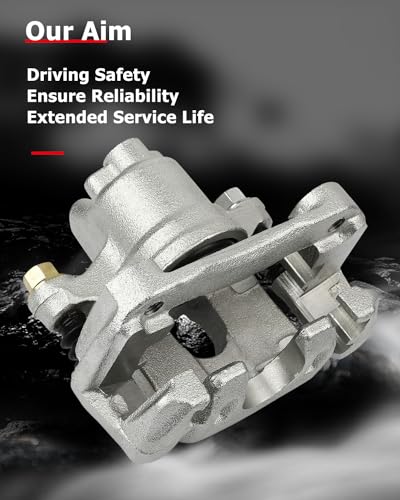 Image of cciyu 19B2697 Rear Left Brake Caliper With Bracket For Toyota For Avalon 2005-2007,For Toyota For Camry 2002-2006,For Toyota For Solara 2004-2008