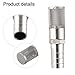 Stainless Steel Hose Barb Filter Strainer 3/4 Inch 19-20mm Mesh Screen Inline Fuel Gas Water Pump Filter With Removable Mesh For Industrial Use (20mm)