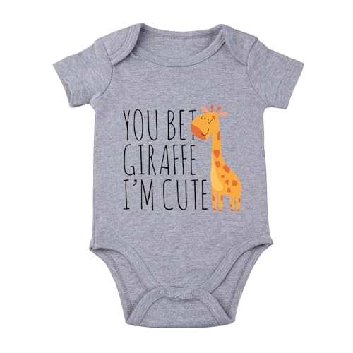 Image of listery Funny Baby Clothes Boy Cute Giraffe Baby Funny Newborn For Baby Bodysuit Babies Romper Infant
