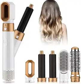 SECADOR MODELADOR 5 em 1 pente de ar quente secador de cabelo alisamento escova modelador de cabelo multifuncional ferramenta de estilo de cabelo para estilo de cabelo fácil e rápido 110V 220V