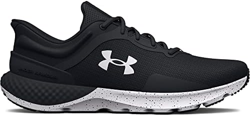 Under Armour Women's Charged Escape 4 D Running Shoe, (001) Black/Black/White, 9 Wide | Image 3
