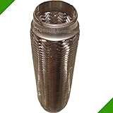 Spezifikation: Inner Braid 64x300mm Reparaturrohr Flexrohr Flexibles Rohr Hosenrohr Abgasrohr Auspuffanlage Auspuffrohr Flexteil Abgasanlage Reparaturteil Drahtgeflecht Verbindungsstück Auspuff Universal Flexstück