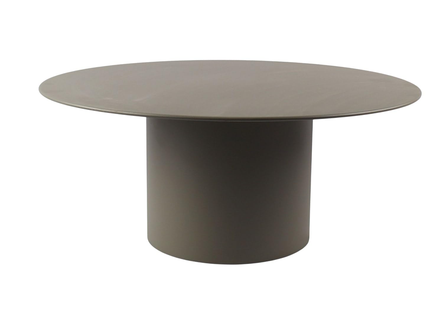 Venta-única - Mesa baja de metal - Caqui - JOVENIA