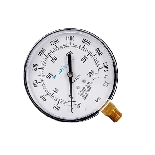 LUJIAYA Manómetro de presión 300 PSI/2000 KPA