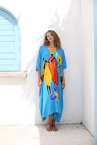SHU-SHI vestido longo de praia longo, saída de praia, casual, plus size, saída de praia, Wanderers D