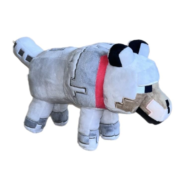 Minecraft Mob Wolf 10" Animals Dog MC Plush Toys