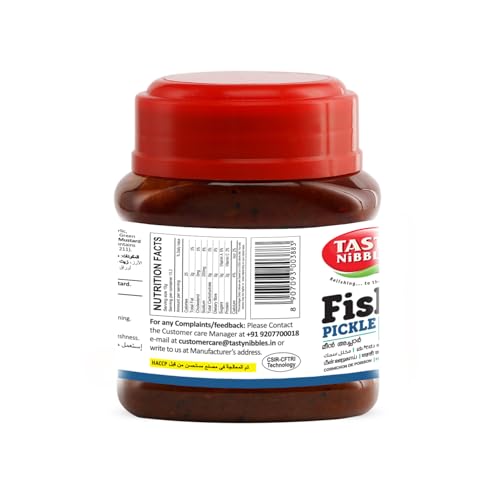 Image of Tasty Nibbles Fish Pickle 200g [Pack of 1] | Meen Achaar|Non Veg Pickle|Achaar|Hot and Spicy