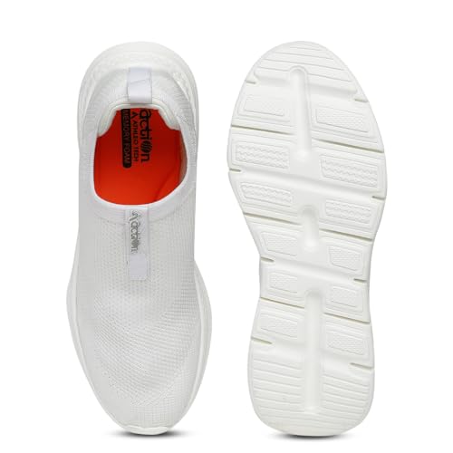 Image of Action | Athleo | WALKER-113 | Men's | Slip-On | Walking | Shoe | Breathable | Flexible | Lightweight | Comfortable | Sports | Shoes