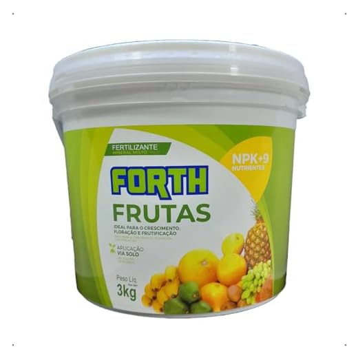 Fertilizante Adubo Forth Frutas 3 Kg - Balde