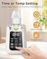 Bear Baby Bottle Warmer, Fast Warming Breast Milk Formula, White — image 6