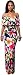Womens Elegant Vintage Flowers Off Shoulder Ruffle Plain Bodycon Long Party Maxi Dress Red XLarge