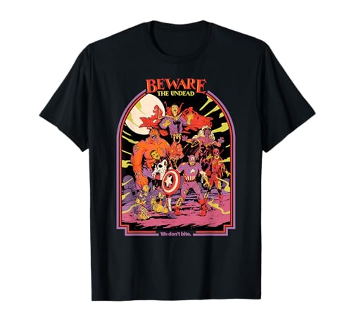 Marvel Zombies Beware the Undead We Don’t Bite Halloween T-Shirt