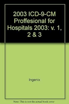 Paperback ICD-9-CM Professional for Hospitals, Vol. 1, 2, 3, 2003 (Full Size Version) Book