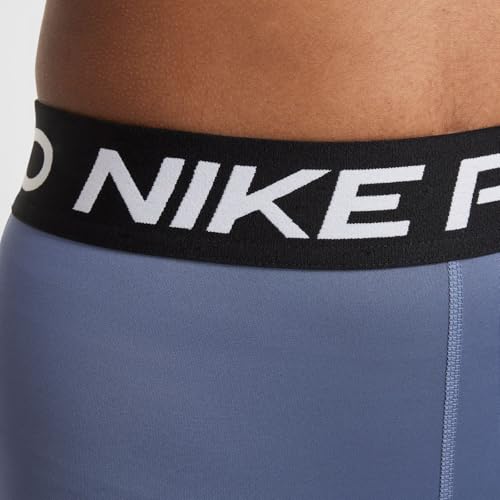 Image of Nike Girls' Pro Shorts (Little Big Kid), Diffused Blue /Black /White