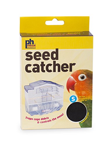 Prevue Pet Products 820B Mesh Bird Seed Catcher, Black, Small/7'