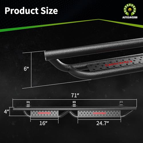 Estribos Running Boards para Jeep Wrangler JL 2018-2026 4 puertas miniatura 6