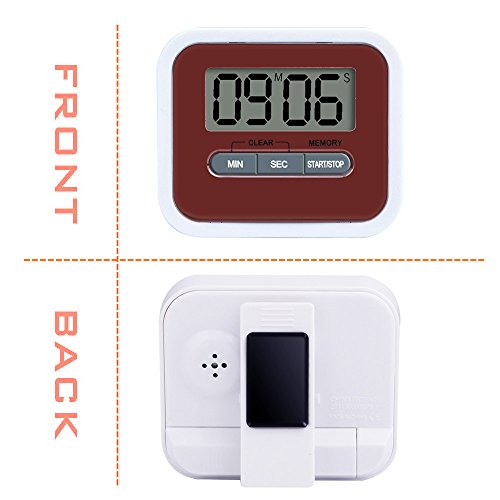 Mudder 2 Pezzi Timer Digitale Cucina Timer