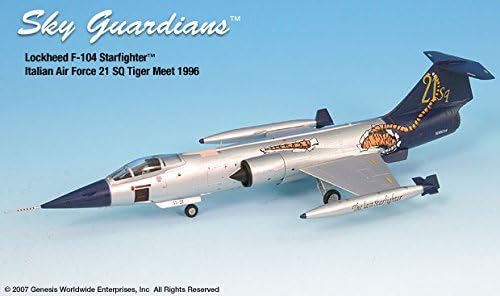 F-104S Starfighter 172 Modelo Aeroplane Italian Airforce