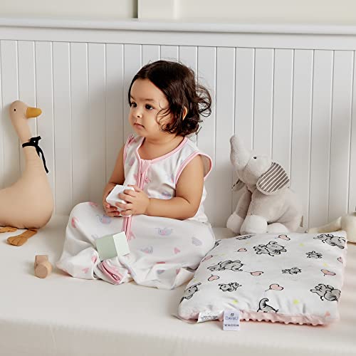 Image of DaysU Baby Sleep Sack 18-24 Months 100% Cotton, Baby Girl Wearable Blanket 2-Way Zipper TOG 0.5, Breathable Lightweight Baby Sleeping Bag 2 Pack, Toddler Sleep Sacks 2t, Elephant, X-Large